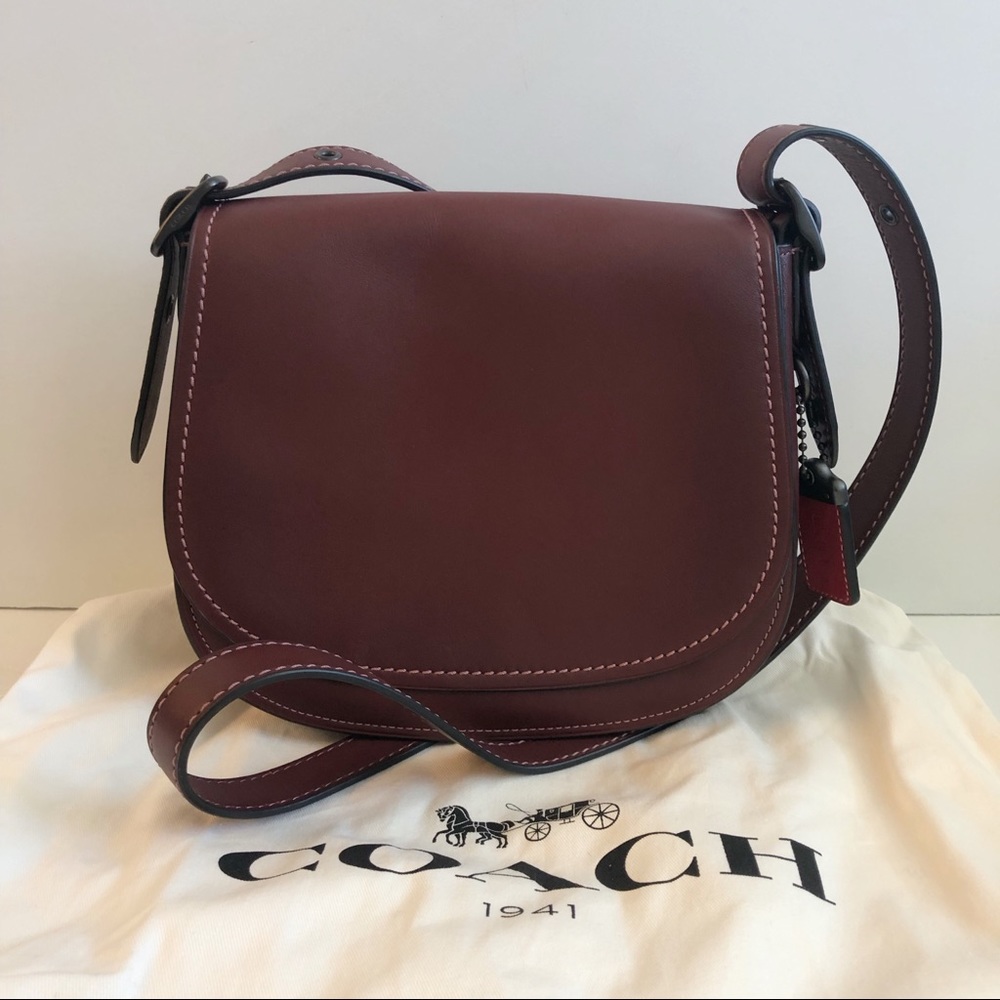 Coach Leather Crossbody Saddlebag WORN ONCE